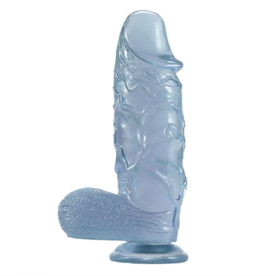 Bang It Real Dildo No. 18 Met Ballen Blauw