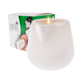 Lovegel - Massage Kaars - Kokos