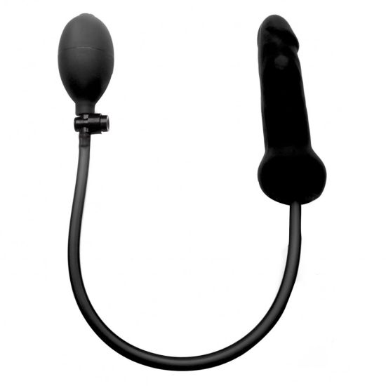 Ouch! Inflatable Silicone Dong Zwart