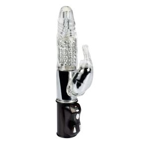 Rabb It The Champ Rabbit Vibrator Zwart/Zilver