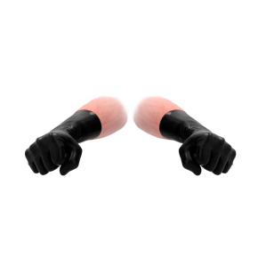 Fist-It - Latex Handschoenen - Zwart