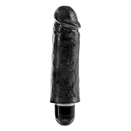 King Cock 5 Inch Vibrating Stiffy Zwart