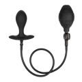 CalExotics Weighted Silicone Inflatable Buttplug Zwart