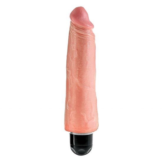 King Cock 8 Inch Vibrating Stiffy Blank