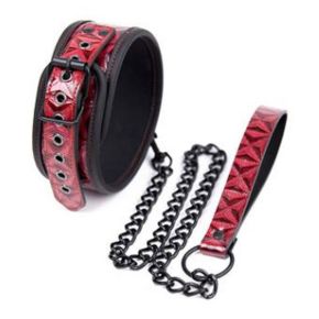 Fetish Store Diamond Halsband Rood